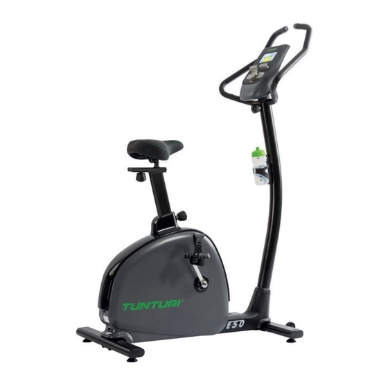 Tunturi E50 Upright Bike Benutzerhandbuch