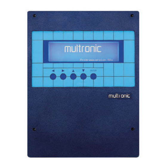 ECOLAB MULTRONIC Bedienungsanleitung