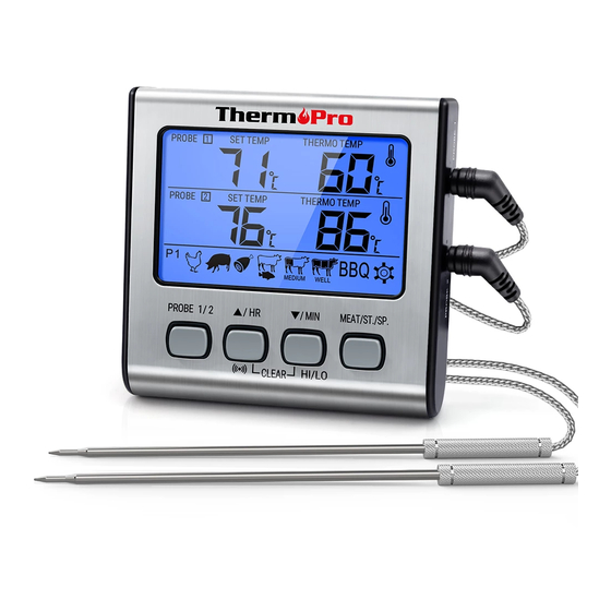 ThermoPro TP-17 Bedienungsanleitung