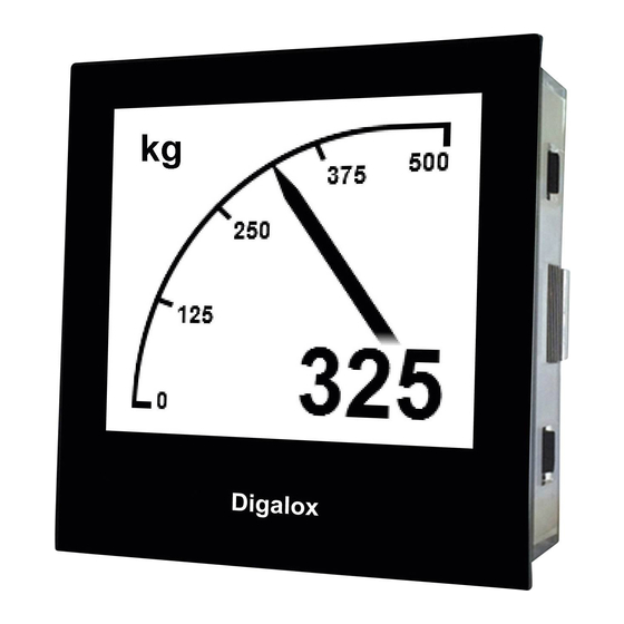 TDE Instruments Digalox DPM72-PP Bedienungsanleitung