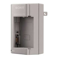 Sony BC-TRA Bedienungsanleitung