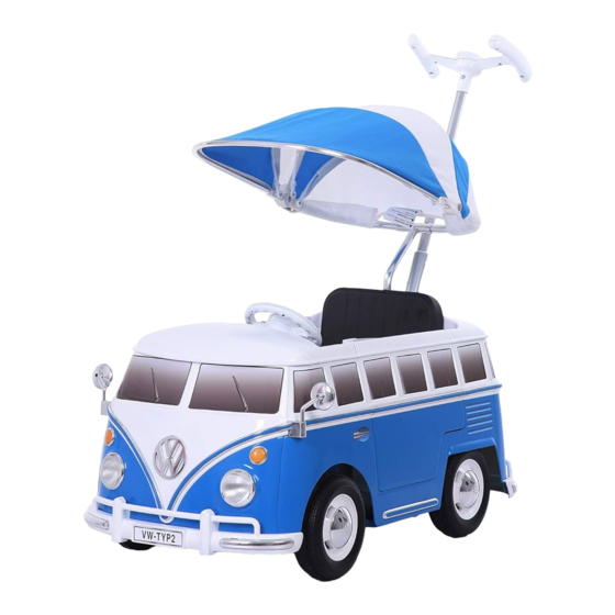 Rollplay Volkswagen Camper Van Push Buggy Montageanleitung