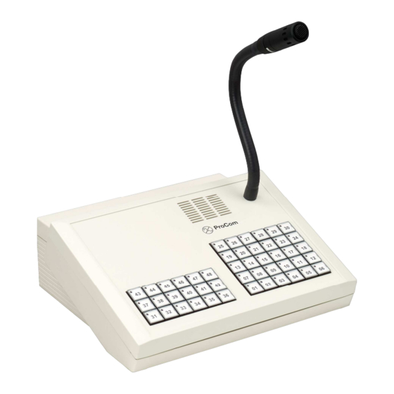 Procom DTA -030 Datenblatt