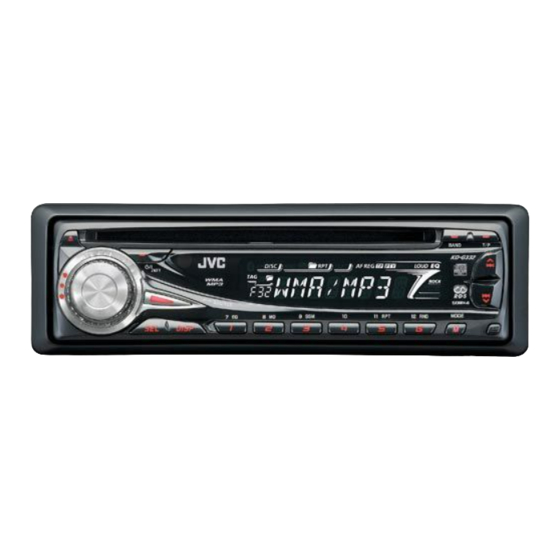 JVC KD-G321 Installationsanleitung