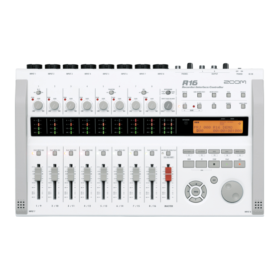 Zoom R16 Handbuch