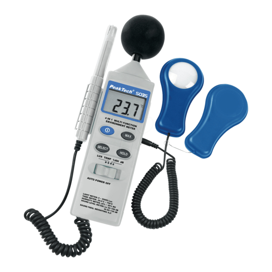 PeakTech 5035 Bedienungsanleitung