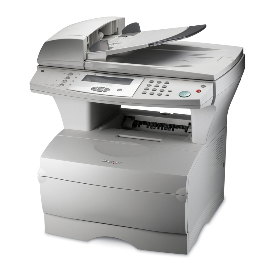 Lexmark X422 Installationshandbuch