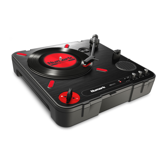Numark PT-01 Kurzbedienungsanleitung