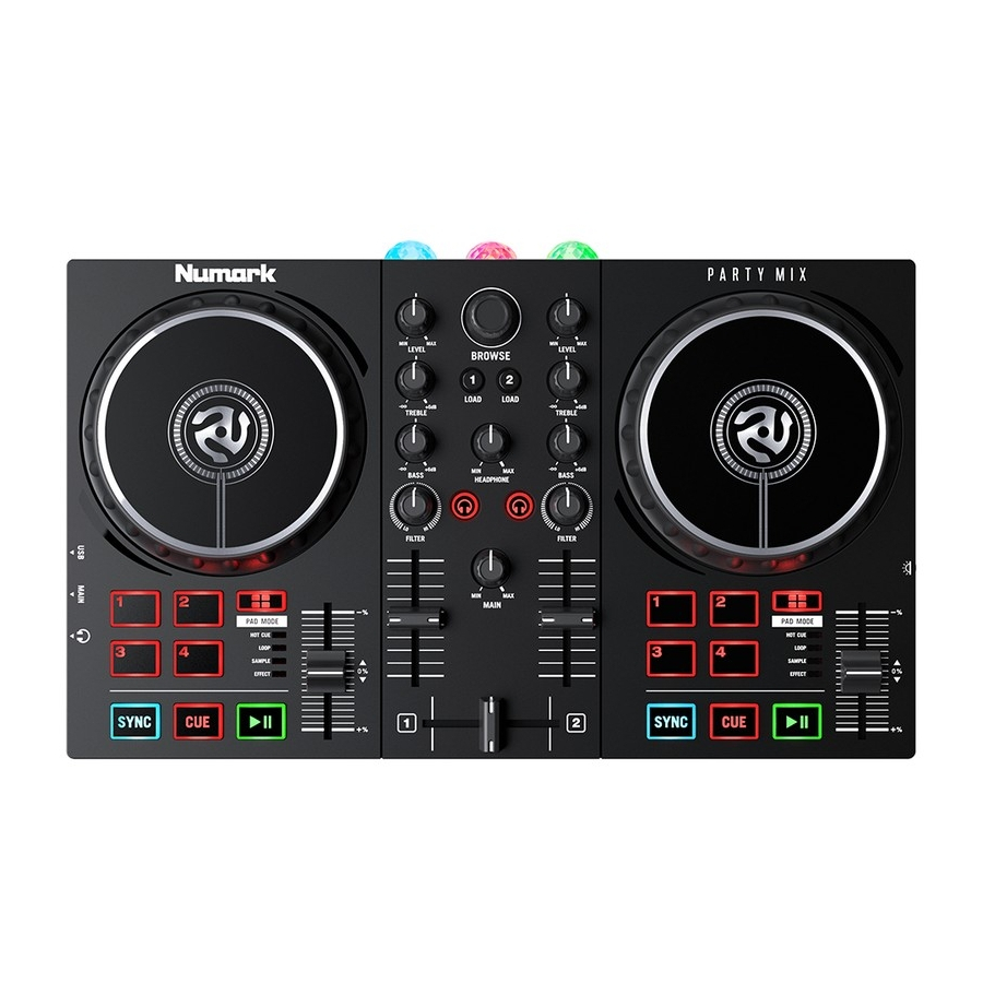 Numark Party Mix Live Benutzerhandbuch