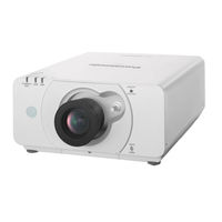 Panasonic PT-DZ570E Bedienungsanleitung