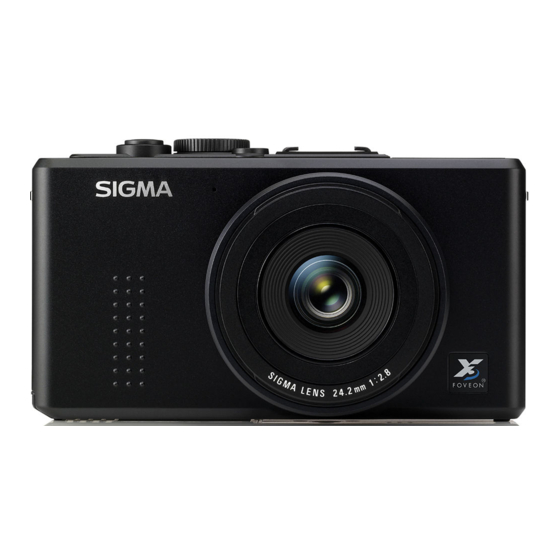 Sigma DP1X Benutzerhandbuch