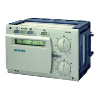 Siemens RVD260 Kurzanleitung