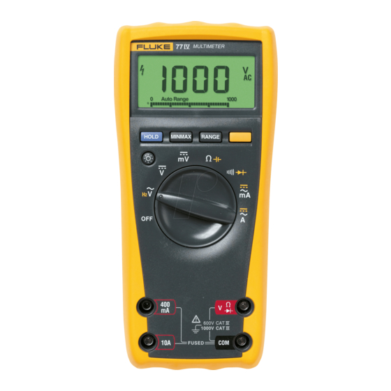 Fluke 77 Series IV Bedienungshandbuch