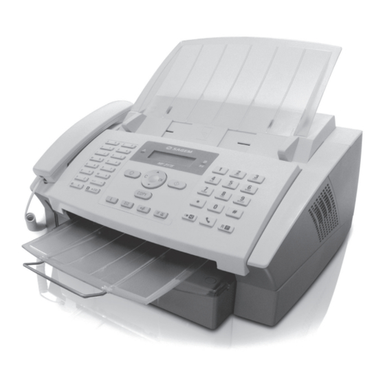 Sagem FAX 3150 Bedienungsanleitung