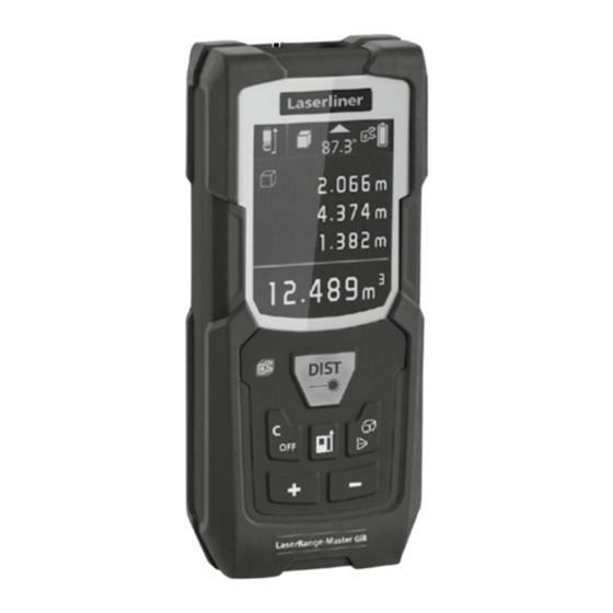 LaserLiner LaserRange-Master Gi8 Pro Bedienungsanleitung