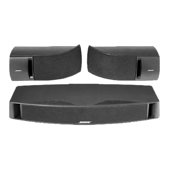Bose VCS-30 Series II Bedienungsanleitung