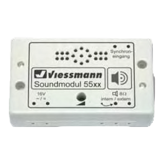 Viessmann 5556 Gebrauchsanleitung