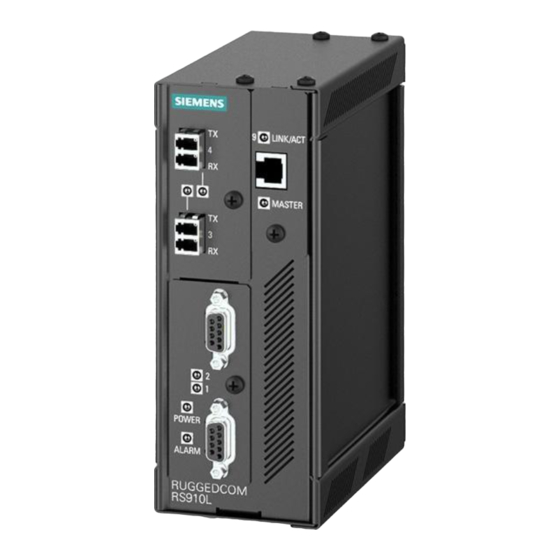 Siemens RUGGEDCOM RS910L Montagehandbuch