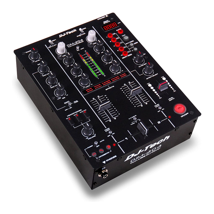 DJ-Tech DJM-303 Handbücher