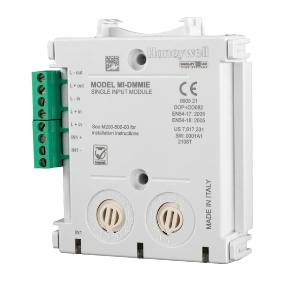 Honeywell MI-DMM2IE Installationsanleitung