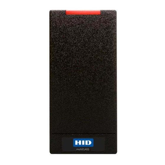 HID iCLASS R10 Bedienungsanleitung