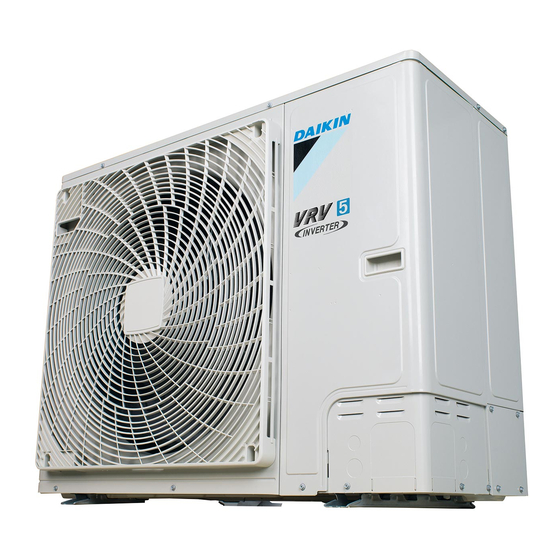 Daikin VRV 5-S Serie Installation Und Betriebsanleitung