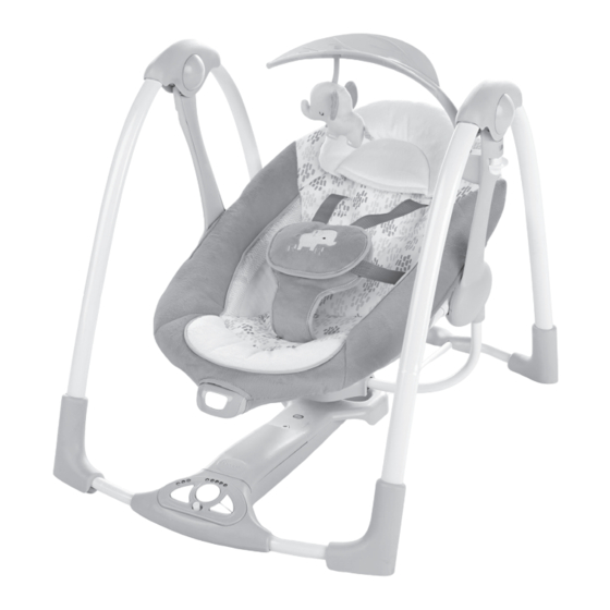 ingenuity PowerAdapt ConvertMe Swing-2-Seat Wimberly Bedienungsanleitung