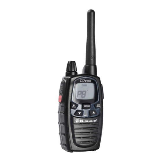 Midland G7E Pro Bedienungsanleitung