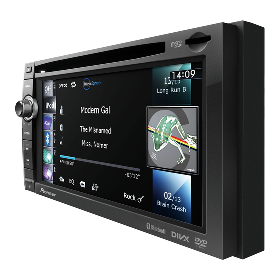 Pioneer AVIC-F30BT Bedienungsanleitung