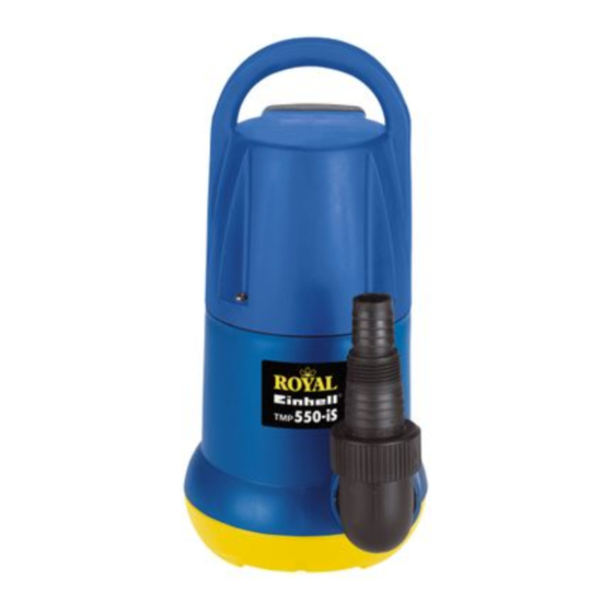 Einhell Royal TMP 550-iS Bedienungsanleitung