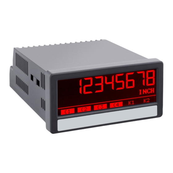 ipf electronic touchMATRIX Anzeige WP050100 Bedienungsanleitung