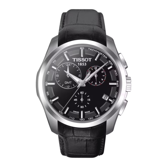 Tissot GMT Bedienungsanleitung