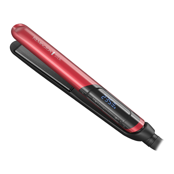 Remington PROFESSIONAL SILK STRAIGHTENER S9600 Bedienungsanleitung