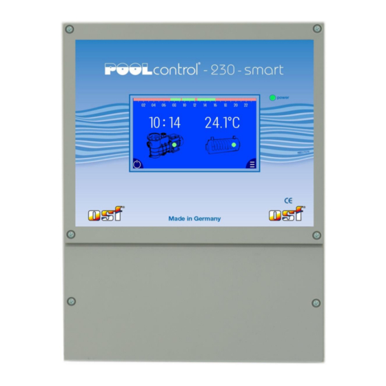 OSF Pool Control PC-230-smart Montage- Und Betriebsanweisung