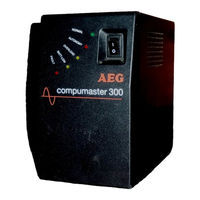 AEG CompuMaster 1000 Betriebsanleitung