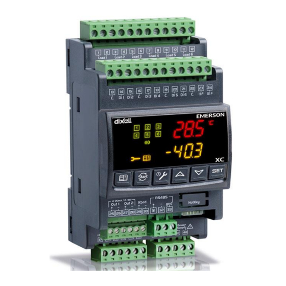 Emerson Dixell XC645D Installations- Und Bedienungsanweisung