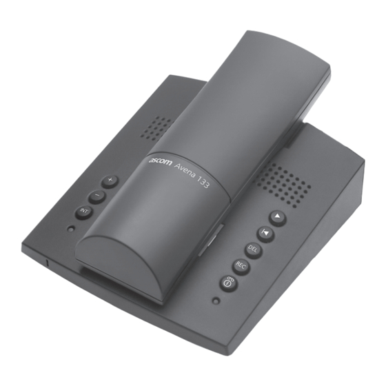 ASCOM Avena 133 Bedienungsanleitung