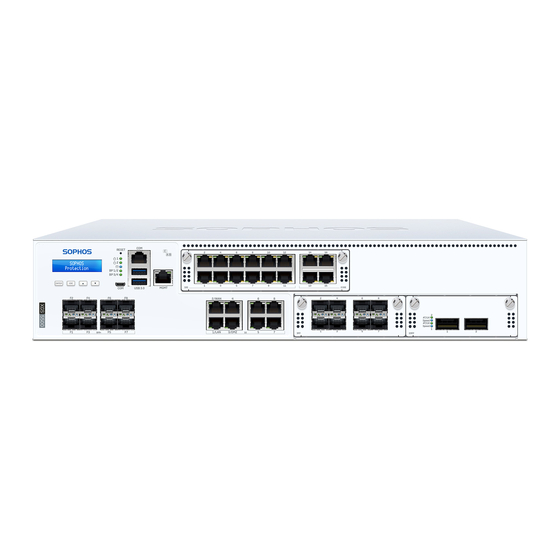 Sophos XGS 5500 Kurzanleitung