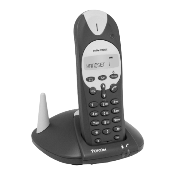 Topcom BUTLER 2505 Bedienungsanleitung