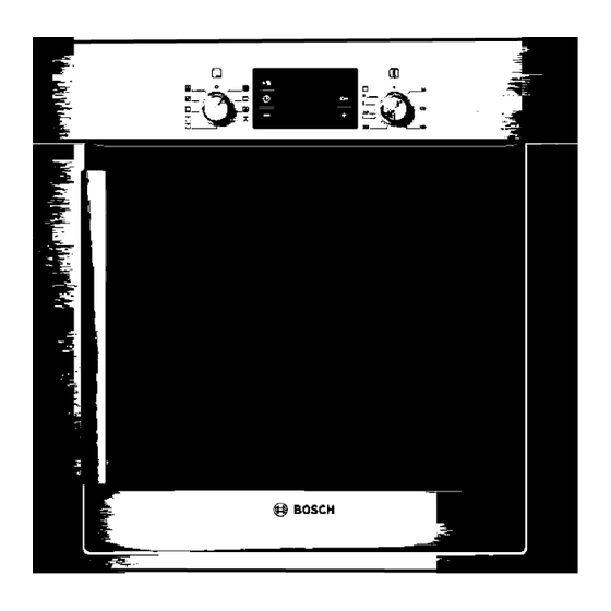 Bosch HBR33B550 Kurzanleitung