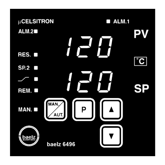 Baelz Automatic BA 6496 Betriebsanleitung