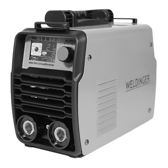 WELDINGER EW 201 dig pro Bedienungsanleitung