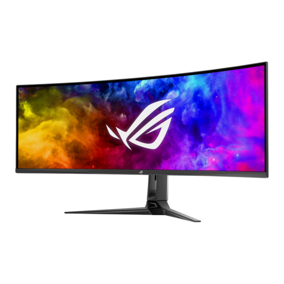 Asus ROG SWIFT OLED PG49WCD Betriebsanleitung