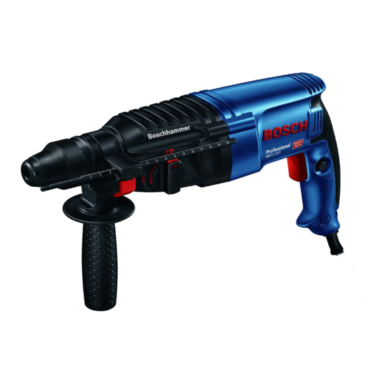 Bosch GBH 2-26 E Professional Bedienungsanleitung