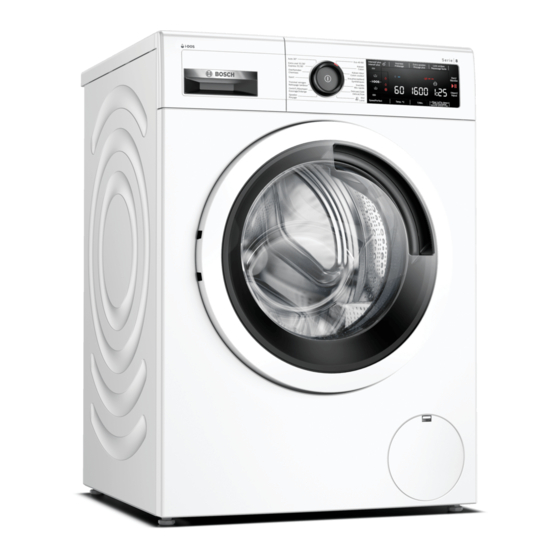 Bosch WAX32KP0FG Gebrauchs- Und Montageanleitung