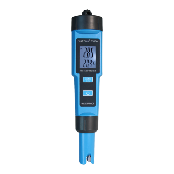 PeakTech 5305 A Bedienungsanleitung