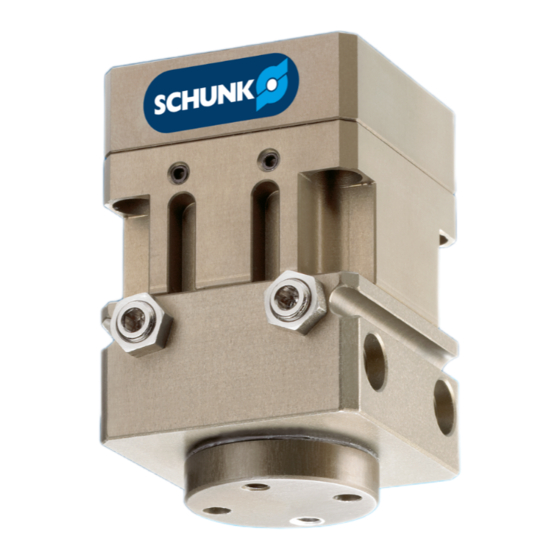 SCHUNK SFL Montage- Und Betriebsanleitung