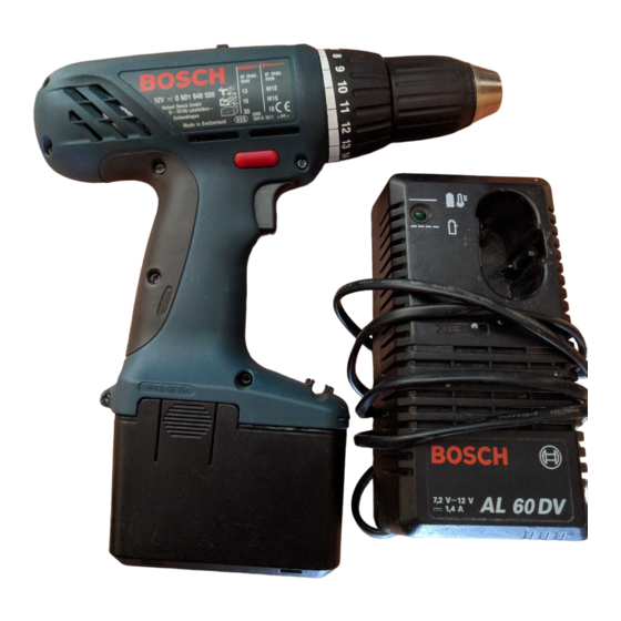 Bosch GSR 12 VE-2 Handbücher