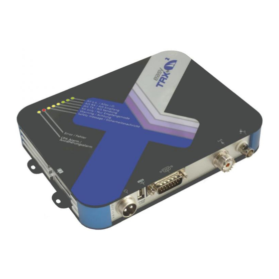 Weatherdock easyTRX2 Handbuch