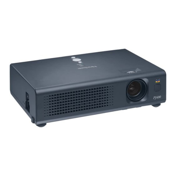 ViewSonic PJ400 Bedienungsanleitung